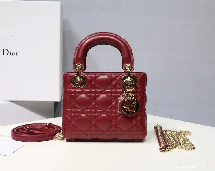 Tony Luxuries Mini Lambskin Lady diro With 0522